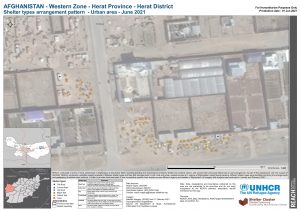 REACH AFG Map Herat District 3 Plot Arrangement Of Shelter Types 01Jun2021 A3