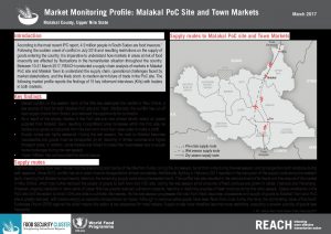 SSD_Factsheet_Market Monitoring Profile_Malakal PoC Site and Town Markets_March 2017