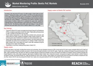 SSD_Factsheet_Market Monitoring Profile_Bentiu_November 2016