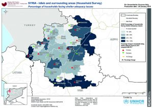 SYR_MAP_SNFI 2018 Shelter Adequacy Idleb and Surrounding Areas_28Jan2019_A4