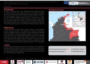 Rapid Market Assessment of the Socioeconomic Impact of COVID-19 on Local Markets in Colombia, situation overview - April 2020