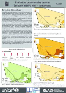 REACH Mali - JENA - Factsheet Tombouctou - Mai 2022