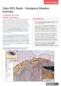 Libya 2023 Floods - Emergency Situation Overview