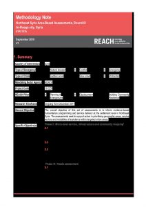SYR_TOR_NES_ABA_Round III_Methodology note_September 2018