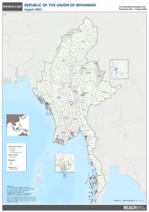 Myanmar Reference Map August 2023 (A0)