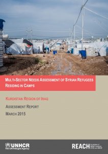 IRQ_Report_Multi-Sector Needs Assessment of Syrian Refugees in Camps_March2015