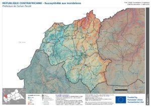 REACH RCA - Préfecture de Ouham Pendé - Susceptibilité aux inondations