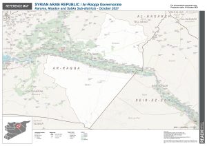 REACH Syria Reference Map Sub district Karama Maadan Sabka OCT2021 A1