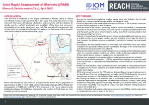 REACH YEM Situation Overview JRAM Mawza and Dhubab April 2022
