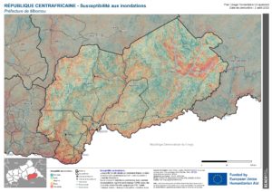REACH RCA - Préfecture de Mbomou - Susceptibilité aux inondations