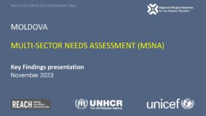 REACH MDA MSNA 2023 - Presentation Key Findings (UNHCR RBE Template) - November 2023