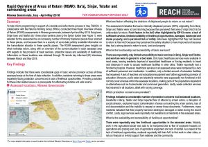 IRQ_Situation Overview_ROAR Ninewa Comparative Report_September 2018