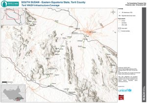 REACH SSD WASH Infrastructure Coverage Map, Torit