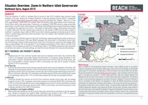 HSOS Zoom In Northern Idleb Governorate - August 2019