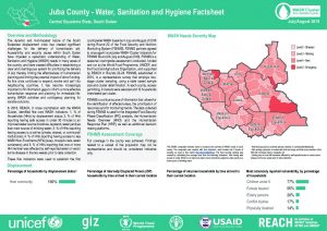 WASH Country-Wide Analysis, Greater Equatorias Region, South Sudan-August 2019