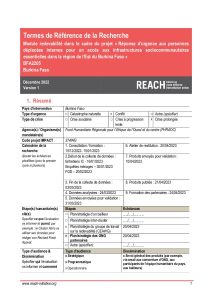 REACH BFA- Termes de Référence évaluation redevabilité, jan 2023
