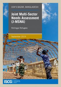 Rohingya Response, Refugee Community: Joint Multi-Sector Needs Assessment Report, 2019