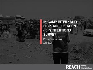 In-camp internally displaced person (IDP) intentions survey r. VII presentation - April 2021