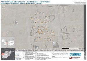 REACH AFG Map Herat District Plot Arrangement Of Shelter Types 01Jun2021 A3