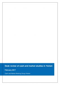 YEM_SDR_Desk Review Cash Studies_February 2017