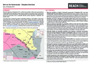 SYR_Situation Overview_Deir-ez-Zor Governorate_November 2017