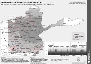 REACH Afghanistan Earthquake and Shelter Mapping Factsheet (March 2023)