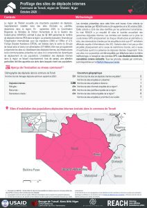 Profilage des sites de déplacés internes dans la commune de Torodi, région de Tillabéri, Niger – Octobre 2020