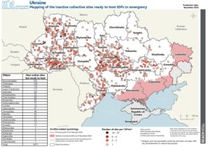 REACH, Ukraine, IDP Collective Site Monitoring, Map, Ready to Host Collective Centres, November 2023