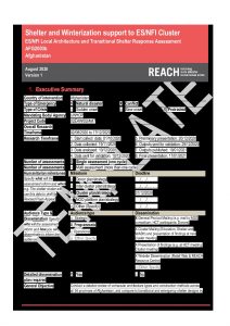REACH_AFG_Terms of Reference_ESNFI Local Architecture Shelter Response Assessment_August2020