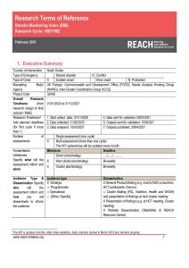 REACH SSD TOR Shocks Monitoring Index (SMI) SSD1902 March2021