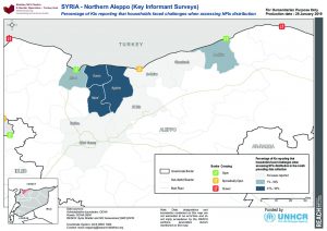 SYR_MAP_SNFI 2018 Access to NFIs Distribution Northern Aleppo_28Jan2019_A4