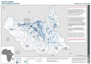 South Sudan Flood Frequency Map (2019-21)
