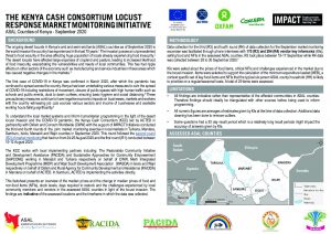 Market Monitoring in locust-affected ASAL Counties, Kenya - September 2020