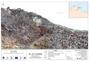 LBY_map_Zliten_location of residents and reasons for no return_august2011