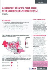 Assessment of Hard to Reach Areas: Food Security & Livelihoods, June 2023