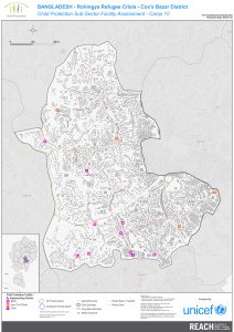 BGD_Map_CoxsBazar_ChildProtectionFacilities_Camp 10_28OCT2018_A1