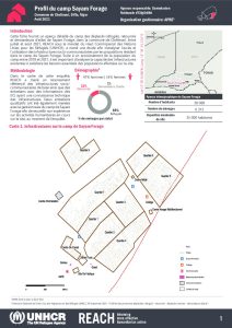 REACH_NR_factsheet_cartographie Sayam Forage