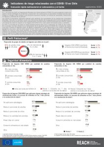 Seguimiento de indicadores de riesgo relacionados con el COVID-19 en Chile, ronda 1 y 2, septiembre 2020