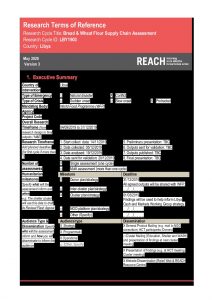 REACH LBY ToR Bread & Wheat Flour Supply Chain Assessment May 2020