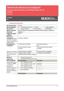 REACH Términos de referencia PTM en medios de vida, Valle del Cauca, Octubre 2021