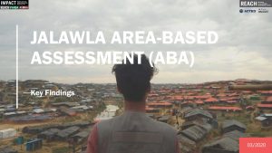 REACH Iraq – Jalawla Area-Based Assessment – Key Findings Presentation (March 2022)