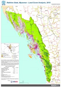 Rakhine State, Myanmar - Land Cover Analysis, 2015