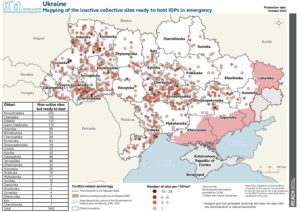 REACH, Ukraine, IDP Collective Site Monitoring, Map, Ready-to-Host Sites, October 2023