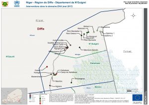 NIGER - Region de Diffa, Commune de Nguigmi: Interventions en EHA, mai 2017