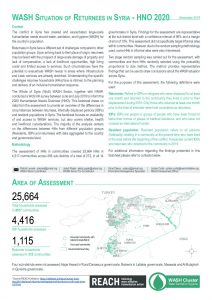 Whole of Syria WASH Assessment: Situation of Returnees, December 2019