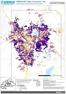 REACH_BFA_Map_Kaya_Evolution urbanisation_2022_11_10_A4