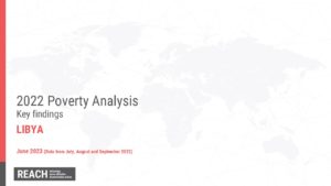 Libya Poverty Analysis key findings presentation, June 2023