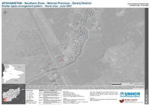 REACH AFG Map Zaranj District Plot Arrangement Of Shelter Types 01Jun2021 A3