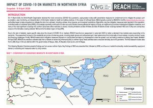 Impact of COVID-19 on markets in Northern Syria situation overview - Snapshot 6-9 April 2020