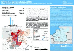 SYR_Factsheet_CCCM_ISMI Monthly Displacement Summary_June 2019